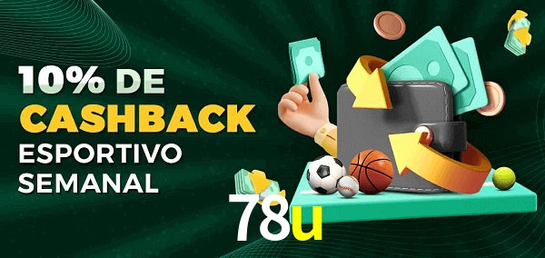 10% de bônus de cashback na 78u
